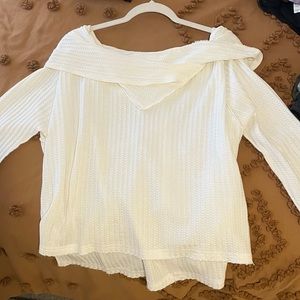 Free People Off the Shoulder Sweater